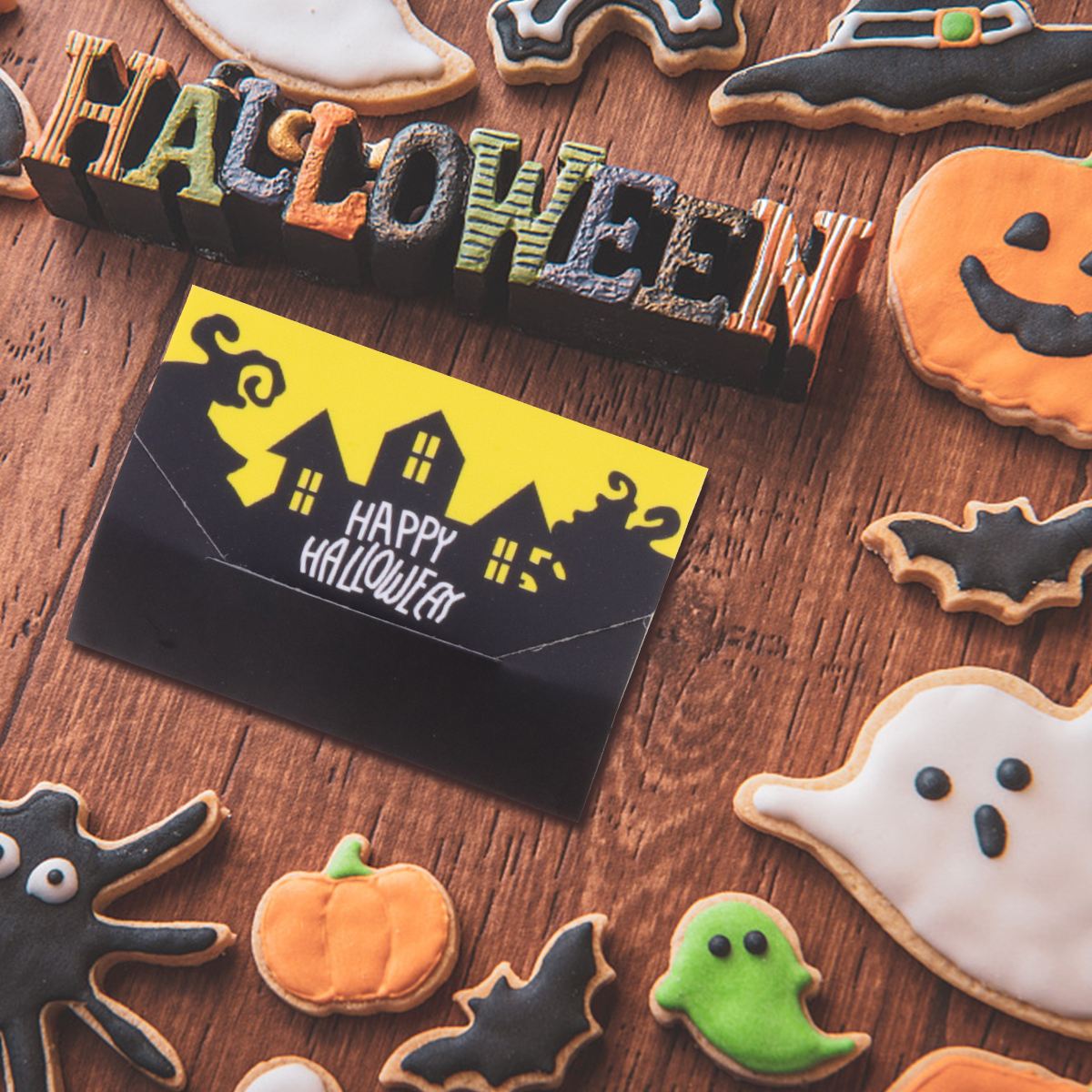 12pcs Greeting Card Durable Sturdy Halloween Card for Festival