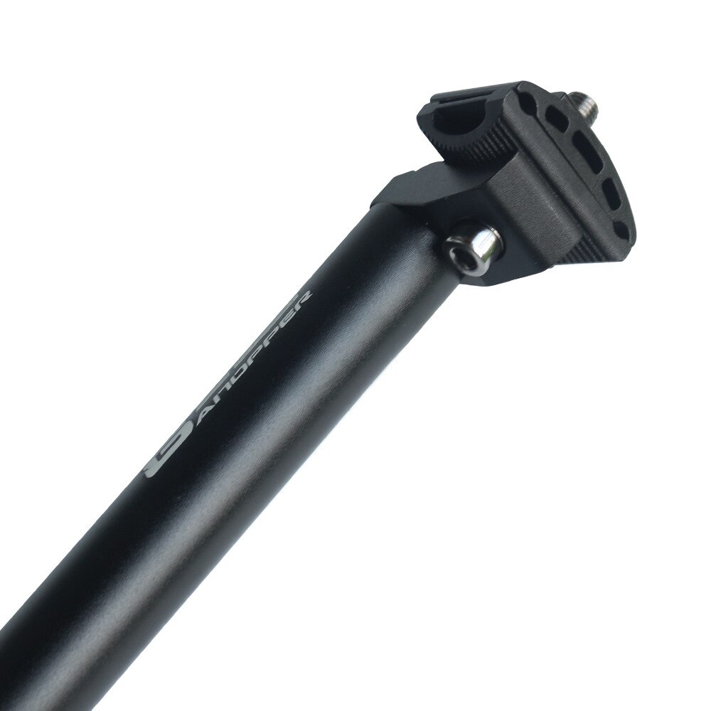 Tija de sillín de bicicleta de montaña, tubo de asiento de aleación de aluminio de 25,4mm, extensión de engranaje fijo largo, 27,2, 28,6, 30,9, 31,6 y 450mm