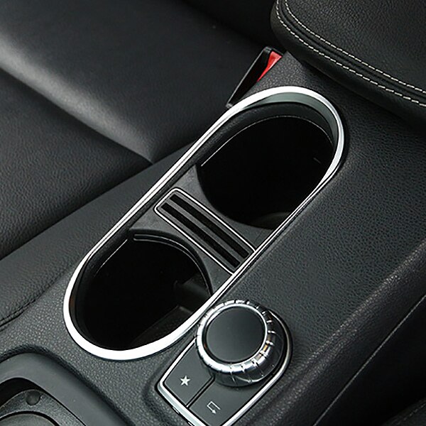 Supporto di Tazza del bicromato di potassio Della Copertura ordinare per Mercedes Benz Cla 200 260 Gla una Classe W176 C117 A180 14-17 accessori auto-messa in piega