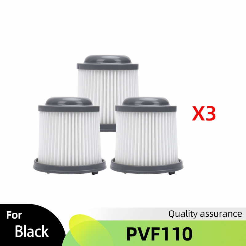 Filtro VF90 HEPA para Black & Decker PVF110 PHV1210 PHV1210P PHV1210B PHV1210L-A9 PD1820LF PD1820LG PHV1810 PD1420L: Gris claro