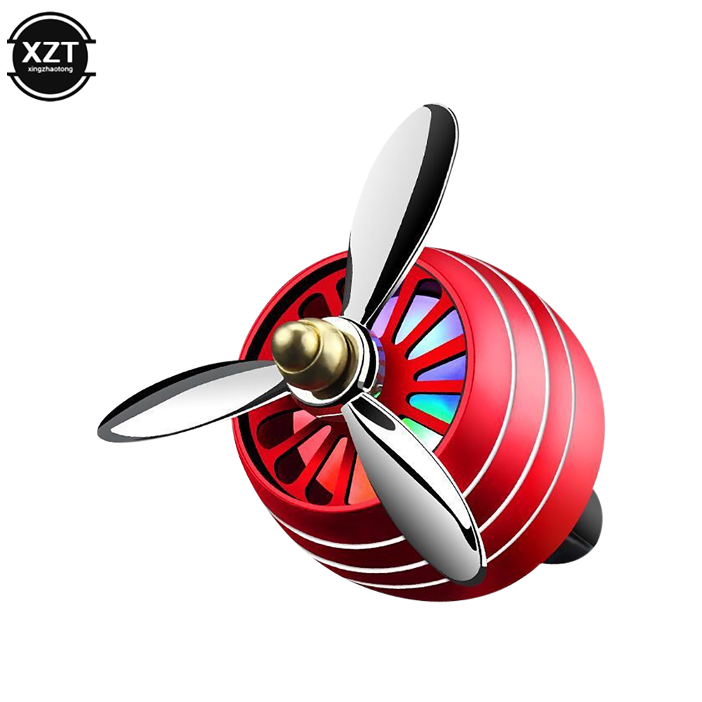 Ambientador de Perfume para coche, Clip de salida de aire para coche, Mini Clip de Perfume de aire acondicionado LED, Perfume de aromaterapia fresco, accesorio para coche