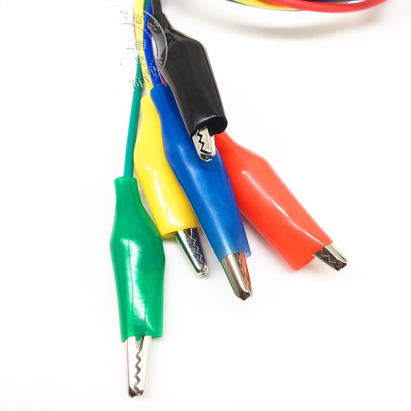 2Mm Banana Plug 4Mm Alligator Clip Alligator Clip Kabel Voor Transistor Tester 30Cm Lange