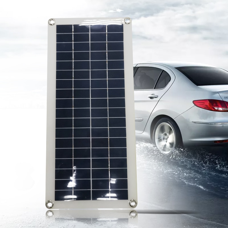 Draagbare Zonnecellen Panel Diy Charger Polykristallijne Batterij Standaard Epoxy Power Lading Met Dubbele Usb Vrouwelijke Poort 5V Uitgang