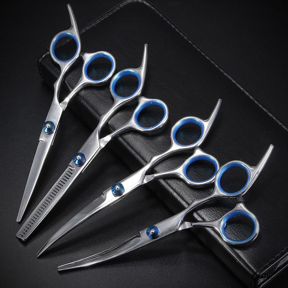 6PCS/Set 6-Inch Beauty Scissors Pet Shearing Scissors for Dogs