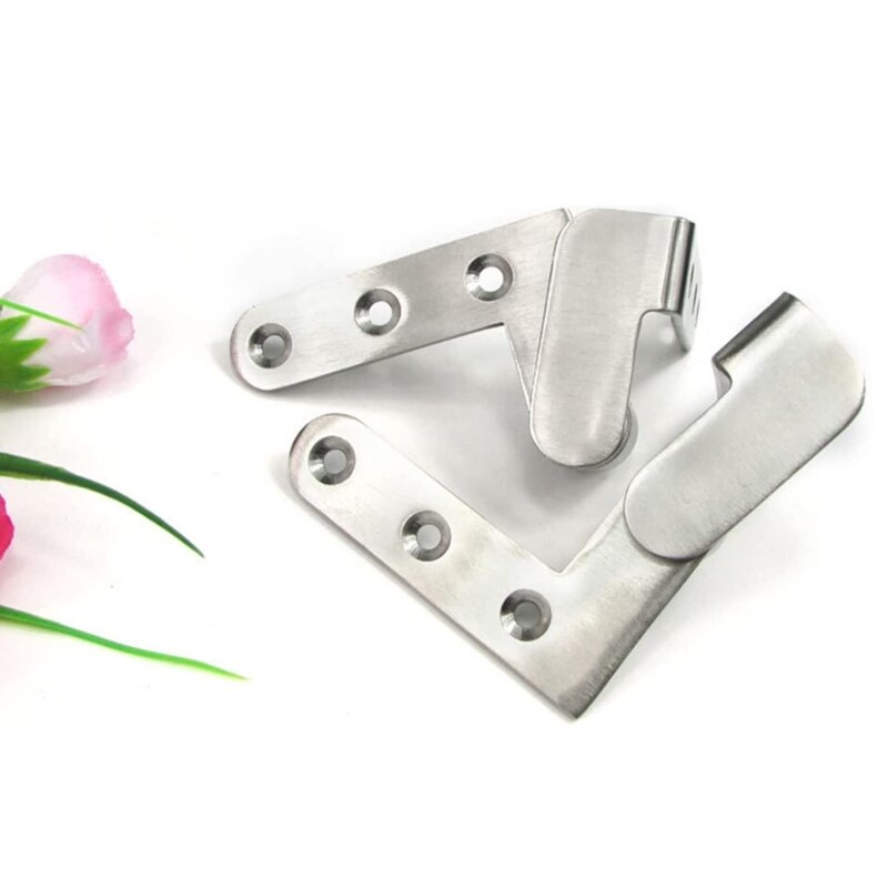 N0HB Stainless Steel Door Hidden Hinges Adjustable Top &amp; Bottom Pivoted Hinges Heavy Duty Door Fittings for Wooden Door