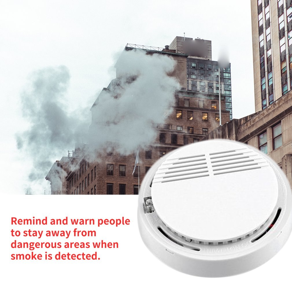 2/5/10pcs Fire Smoke Sensor Alarm Sensitive Photoelectric Independent Fire Smoke Detector for home security alarm system