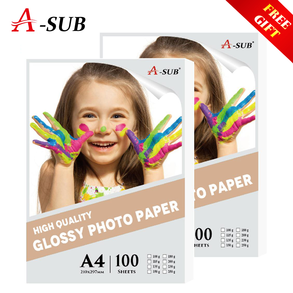 A4 Fotopapier Gloosy Waterdicht Inkjet Printing 100 Sheets Voor High End Fotografie