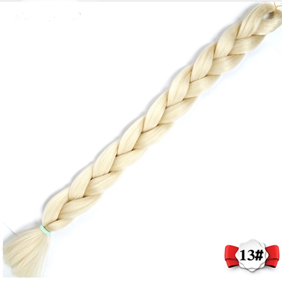 82 zoll Hüfte-hüpfen schnur mit Reggae perücke schwarz Afrikanische farbe flechten einfarbig hohe temperatur haar Headwear Synthetische Flechten Haar: P1B/27