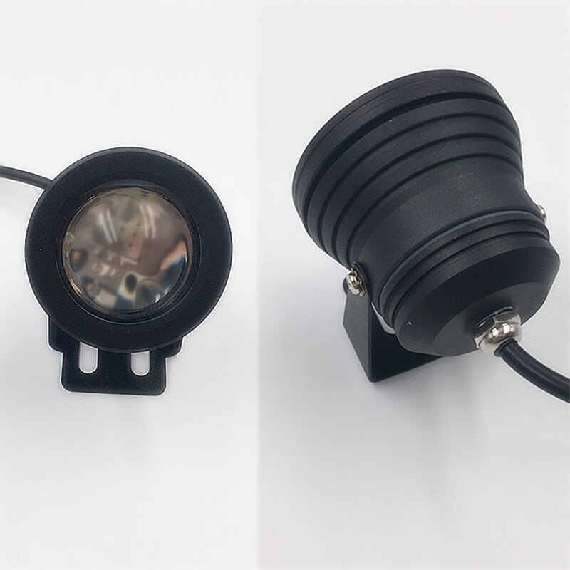 DC12V 10W RGB LED underwater lawn light 24key IR remote IP68 waterproof