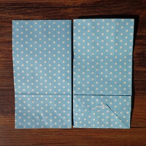 8pcs Paper Envelope For Postcard Kids Paper Bag Small Craft Envelopes School Materials Colorful Dots Envelope: blue