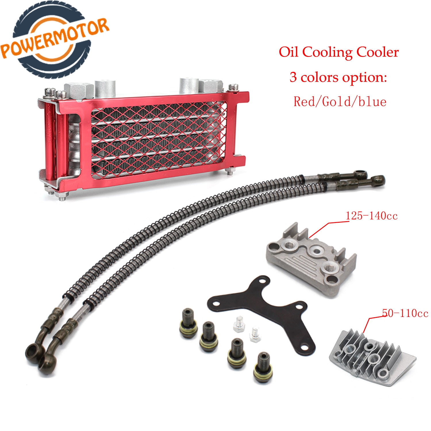 Motorcycle Oil Cooling Cooler Radiator Oil Cooler ... – Vicedeal