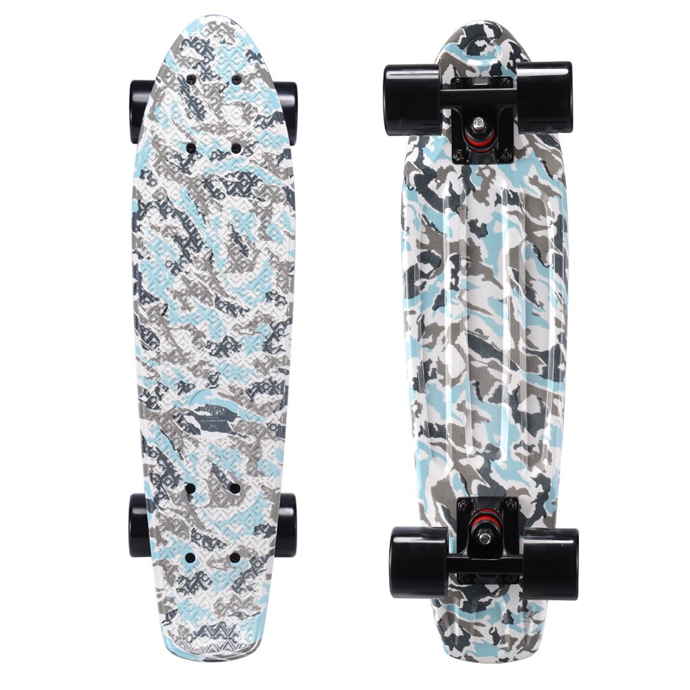 23" Complete Mini Cruiser Skateboard Penny Board Skate Board Sidewalk Road Sliding Single Kicktail Hard Plastic PU Wheels Girls: A10