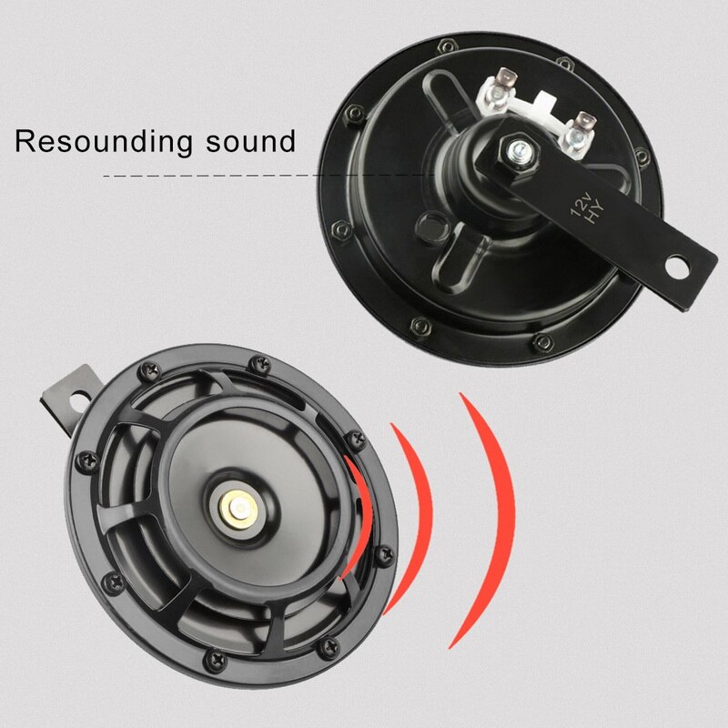 Supertone Dual Auto Gitter Horn (Paar) 12V 139dB Für Subaru Impreza WRX Evo Neue (verrotten/Schwarz)