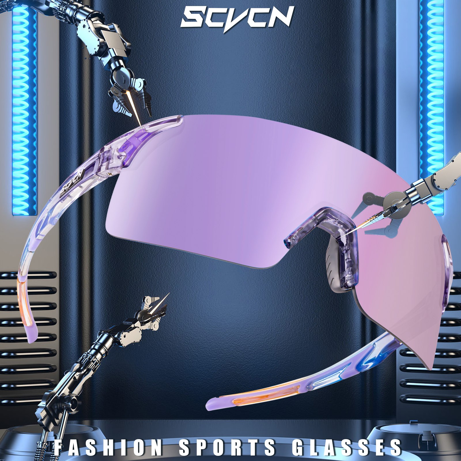Neue scvcn Herren Fahrrad Sonnenbrille Frauen Fahrrad Brillen uv400 Gold Farbe Sport brille Brille Fahrrad Mountainbike Brille