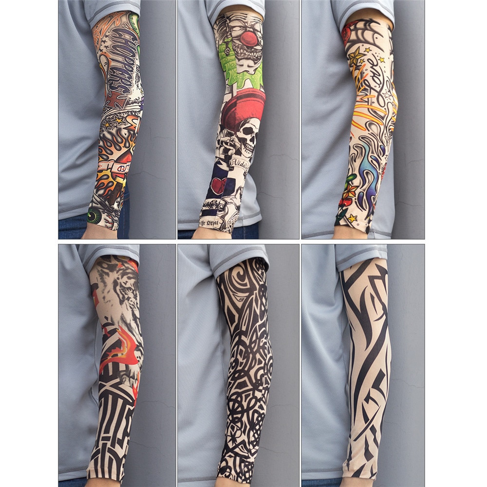 Mode Sport 1 PC Mouw Zon Uv-bescherming Stretch Arm Cover Fietsen Rijden rijden Wandelen Arm Mouwen Armband Sportief dragen