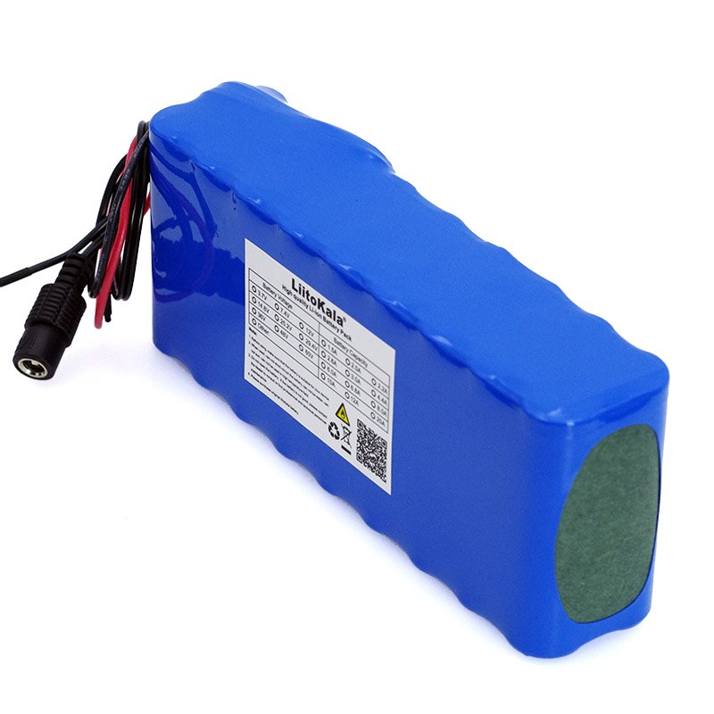 Liitokala 12 V 12A 18650 Lithium Batterij 12000 Mah Capaciteit Lithium Batterij Inclusief Beschermende Plaat + 12.6 V 3A Charger