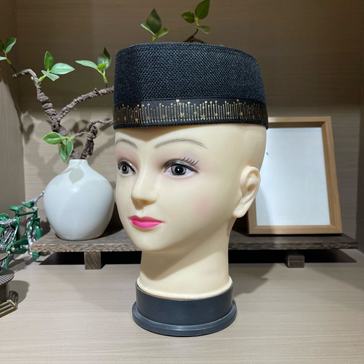 Chapeau de bateau musulman malaisien pour hommes, de produits fiscaux, casquette de prière de Turquie, kippa saoudien, maille islamique Kufi 03405