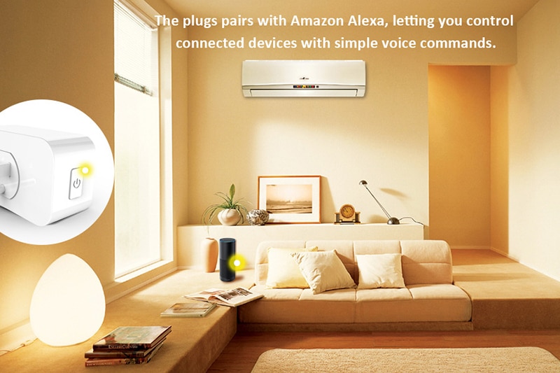 US Smart Home Socket Plug WIFI Version Wireless Remote Socket Adaptor Power On And Off For Phone IOS Android Google Home Alexa