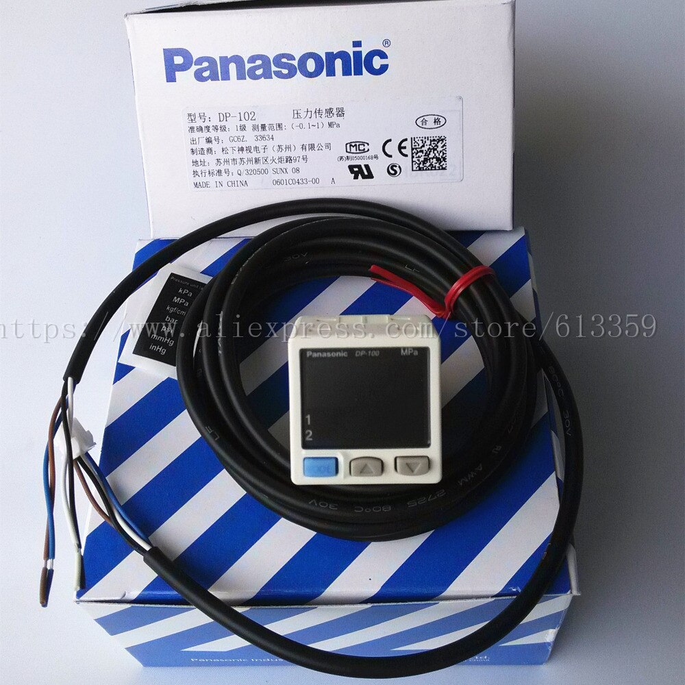 DP-102 NPN Digital Vacuum Positive Pressure Sensor Pressure Controller -0.1 ~ +1 MPa (-14.6 to +146.4 psi) 100% Original