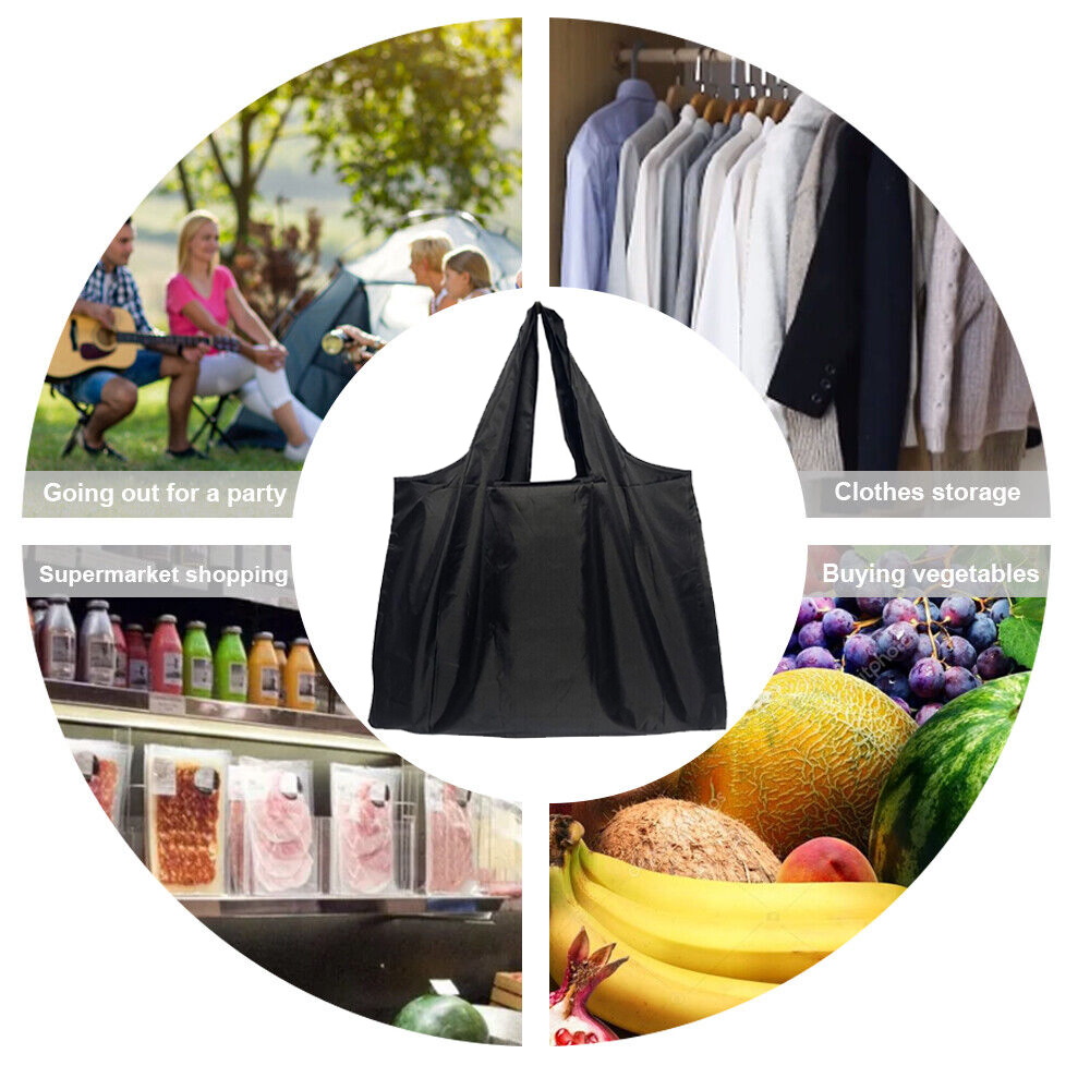 Bolsa de compras, bolso de mano, organizador de comestibles, bolsos reutilizables, bolsos de hombro, práctico bolso grande de gran capacidad para la