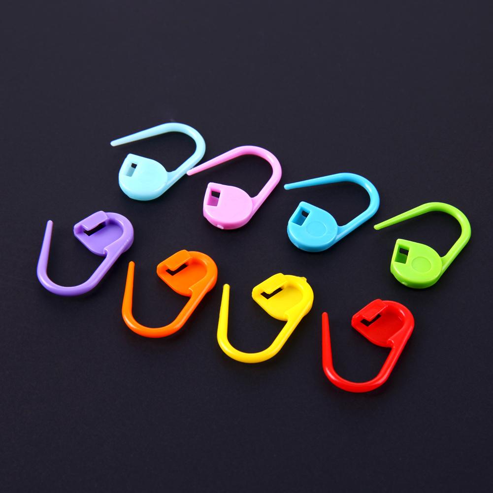 104 Pcs Locking Stitch Markers Resin Small Clip Knitting Tools Crochet Latch Knitting Accessories Needle Clip Hook with box