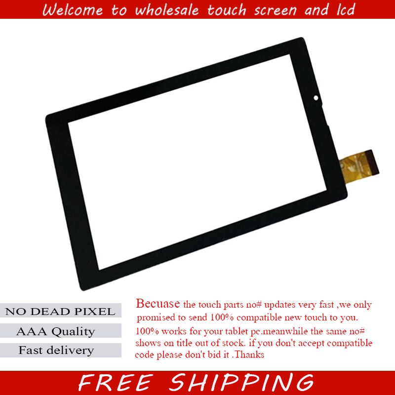 lcd-scherm touchscreen digitizer Glas Sensor vervanging 7 "inch voor Digma Plane 7.7 3G PS7007EG Tablet Gratis Ship