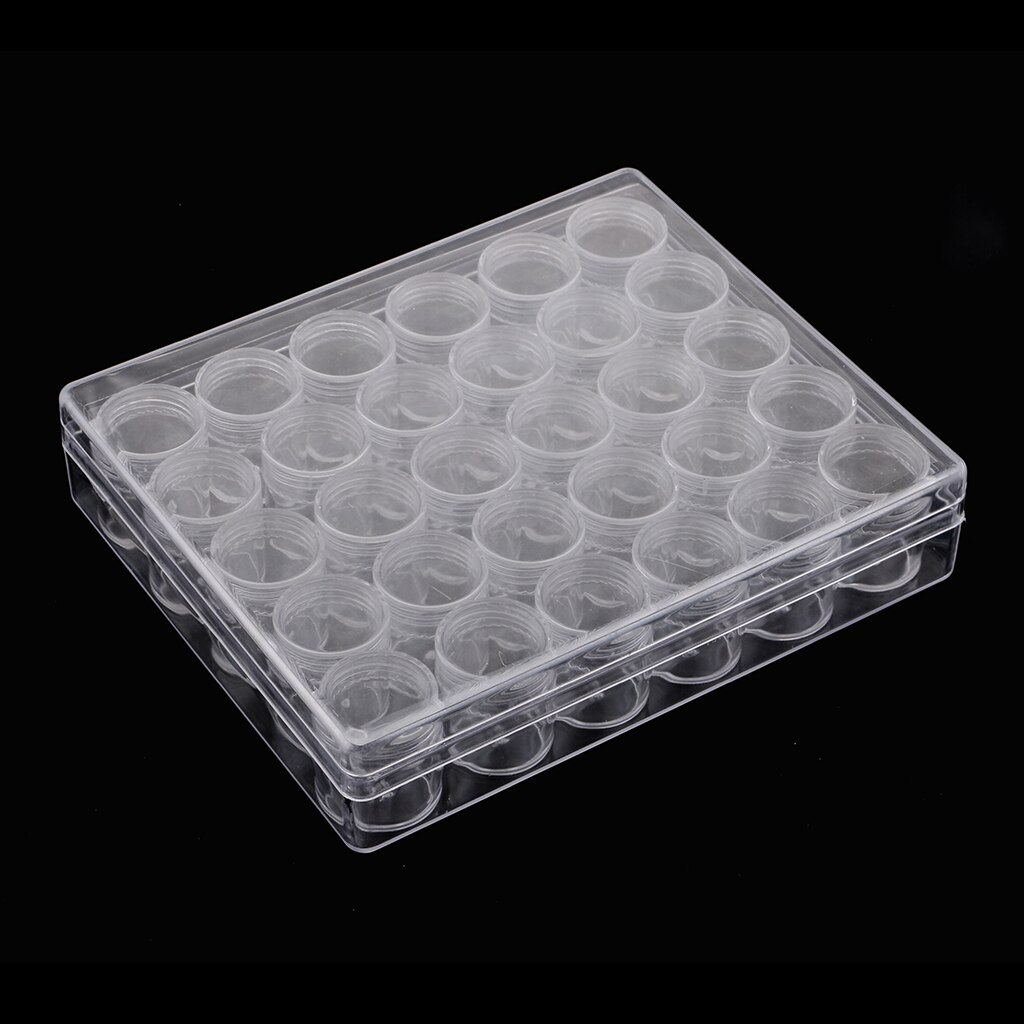 Plastic 30 Slots Sieraden Kleine Craft Kralen Opbergdoos Organizer Containers Potten