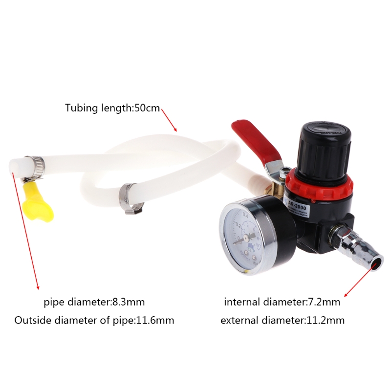 Detector Universal de fugas de tanque de agua y refrigerante de coche, medidor de presión de radiador