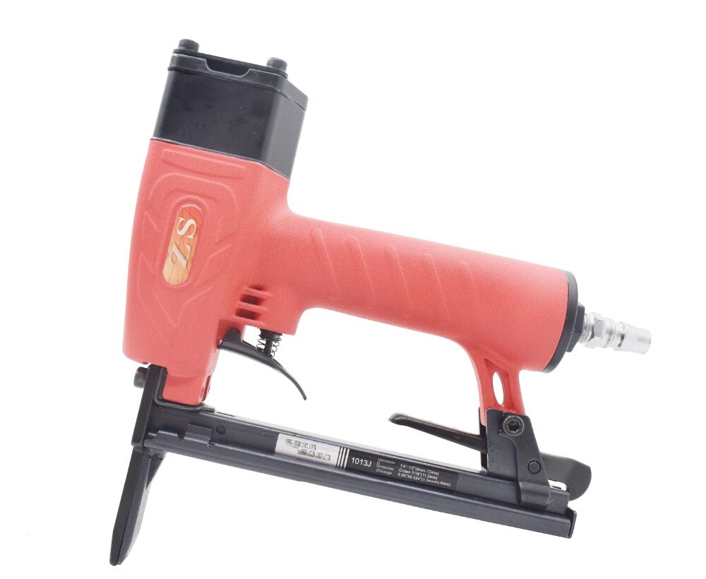 HY 1013JL Pneumatic Nail Gun Air Stapler Gun Tool Brad Long Head Gun U Style Lengthened Furniture Wood Sofa Work