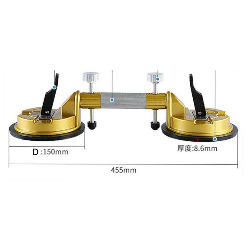 Ventouse à joint de marbre, ventouse à ventouse, verre, carrelage, pierre, outils en verre: M156