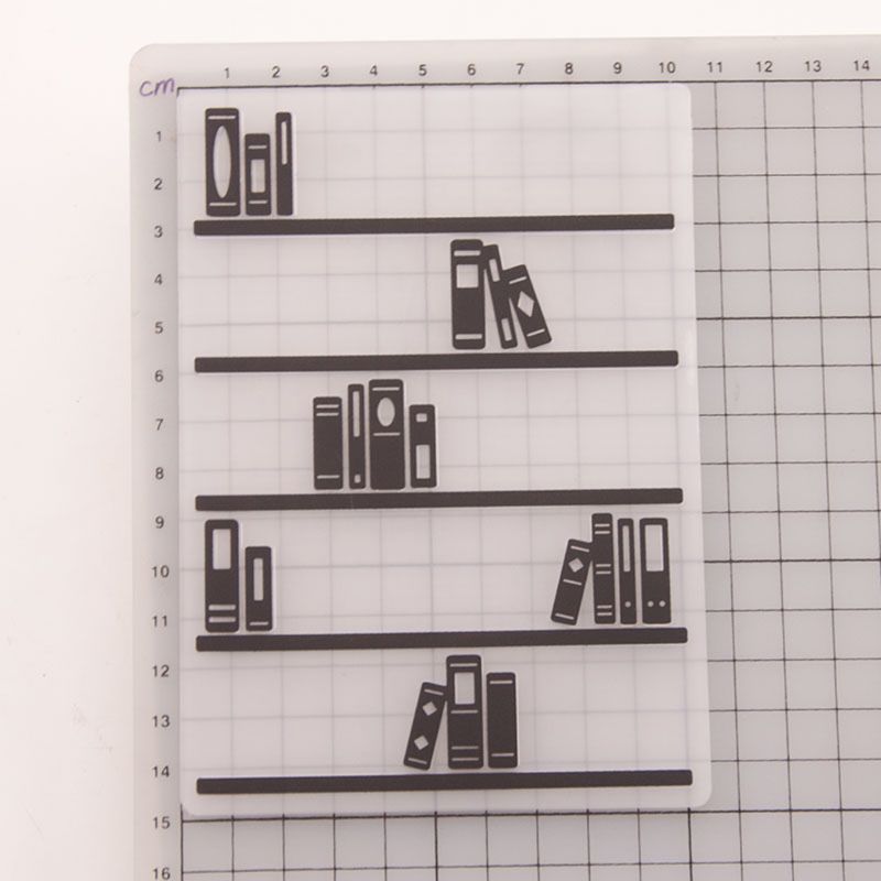 Books Plastic Embossing Folder Template DIY Scrapbook Photo Album Card Making R7RC