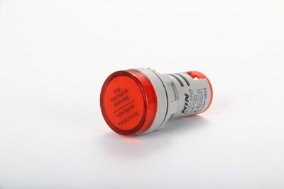 1Pcs LED power indicator AD16-22DS signal lamp 22DS distribution box 22mm universal 220V 24V AD16-22D/S: 110V Red