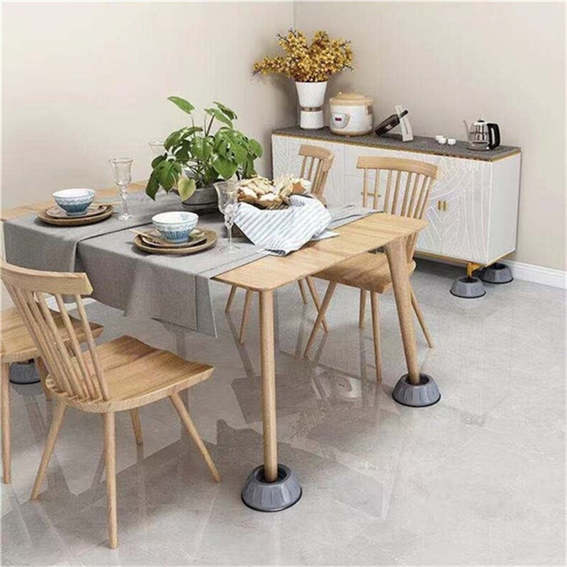 Coussinets de pieds Anti-Vibration, 1 à 4 pièces, tapis antidérapant silencieux pour lave-linge et sèche-linge, Support de Machine, amortisseurs, meubles