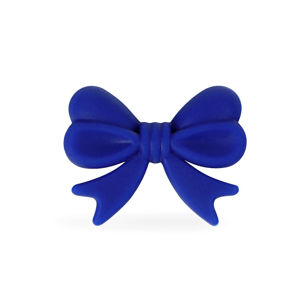 *20 st tecknade silikonpärlor bpa gratis fluga barnmatskvalitet tandningshalsband diy bowknot tuggbar barnbarns tandning: F007