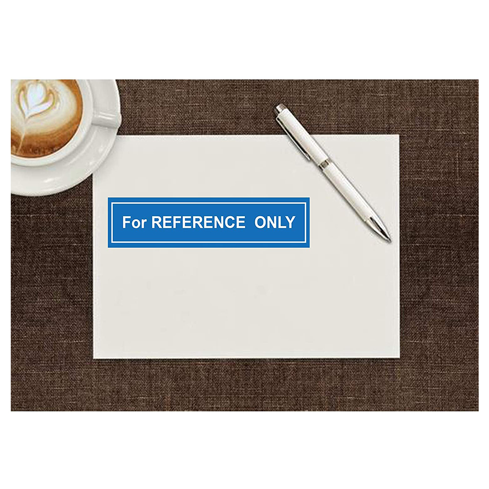 For Reference Only Stickers Removable Reference Label Warning On Book Notebook To Keep Safety Personel 0.5x2 Inch