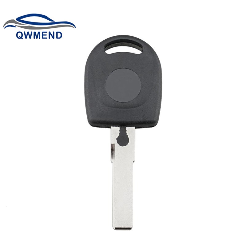 Qwmend 1x 10x 20x blank bil fjärrnyckel skal fob för volkswagen  b5 passat transponder nyckel  hu66 blad utan chip