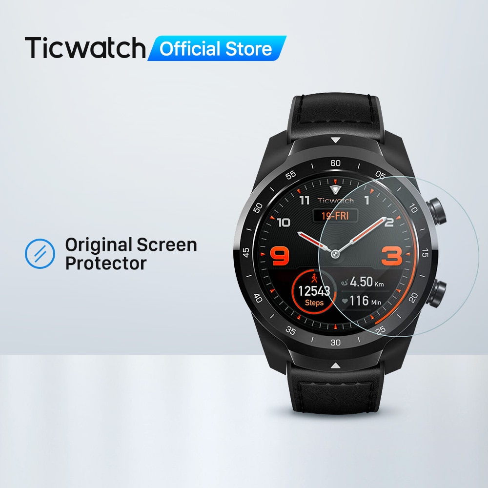 Ticwatch Officiële Screen Film Protector Algemene Maat Voor Pro/S2/E2/E/S/Pro 4G/Pro