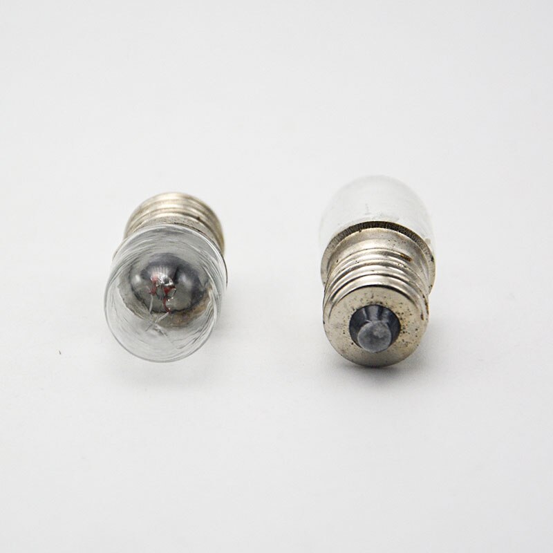 E12 Indicator Light Bulb 18V 24V 28V 0.11A 30V 2W e12 Machine Tool Equipment Warm Yellow Light Lamp 20pcs
