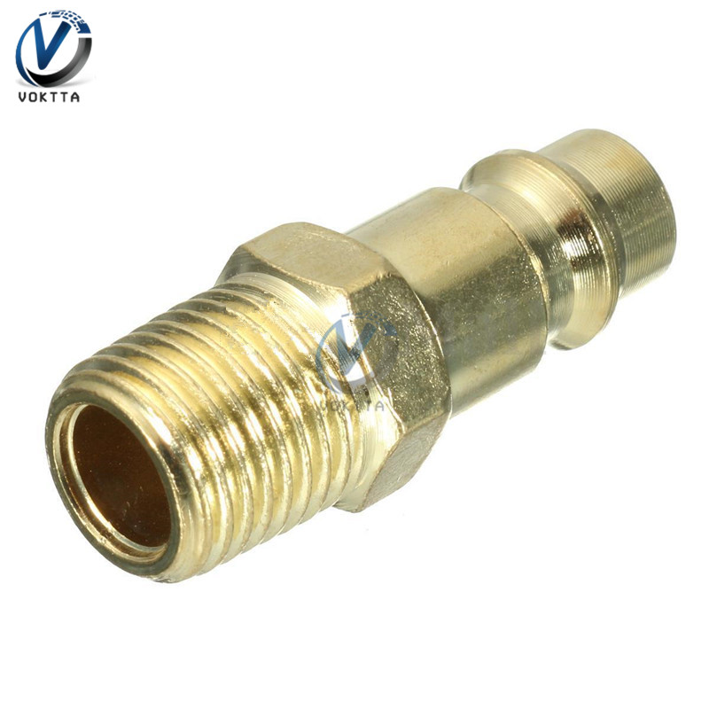 1 stücke 1/4 BSP Euro Air Linie Schlauch Fitting Kupplung Adapter Gehärtung Stahl Kompressor Stecker Schnell Koppler Zubehör Werkzeug