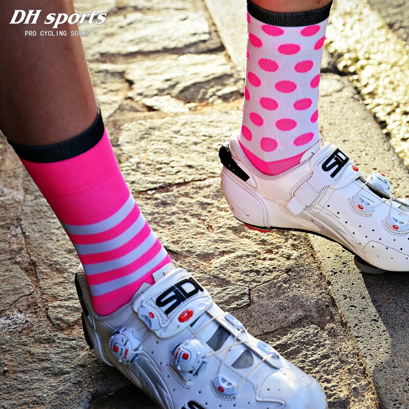 DH nueva, de Deportes de ciclismo calcetines proteger los pies transpirable calcetín transpirable al aire libre bicicleta de carretera calcetines de Nylon accesorios para bicicletas