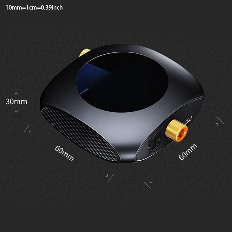 A9LF Mutiful Compatition Converter Digital to Analog Adapter Optical to Coaxial for Speakers TV DVD Set-up Box