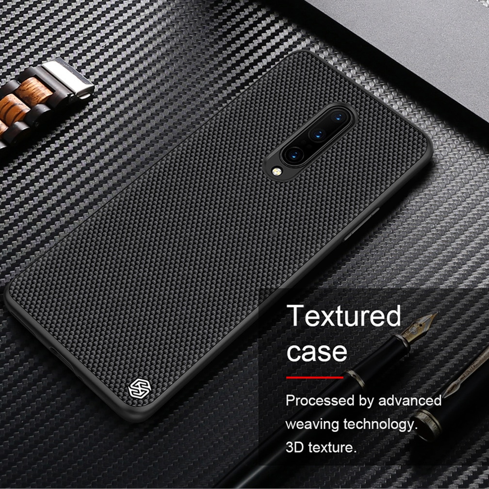 For OnePlus 8 Case NILLKIN Textured Nylon Fiber Case Thin and Light protector Back Cover For OnePlus 8 Pro Case