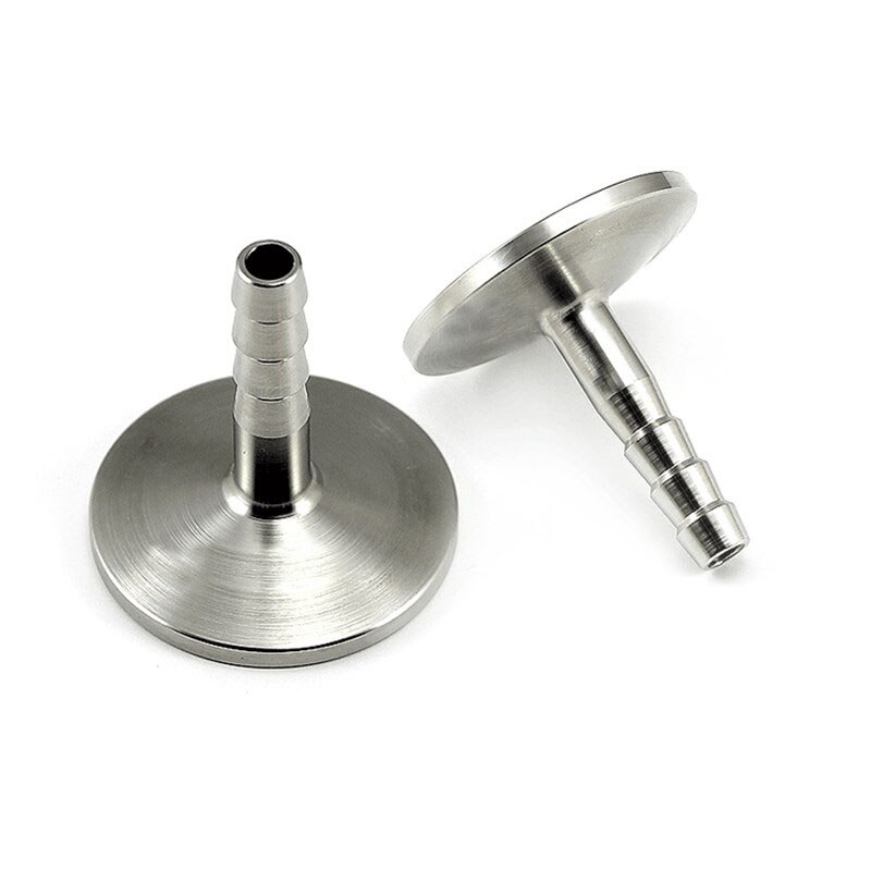 Stainless Steel 304 KF16 Flange Adapter for Vacuum Hose Barb Fittings Vacuum Barb Hose Tubing Flange Adapter Connector Joint
