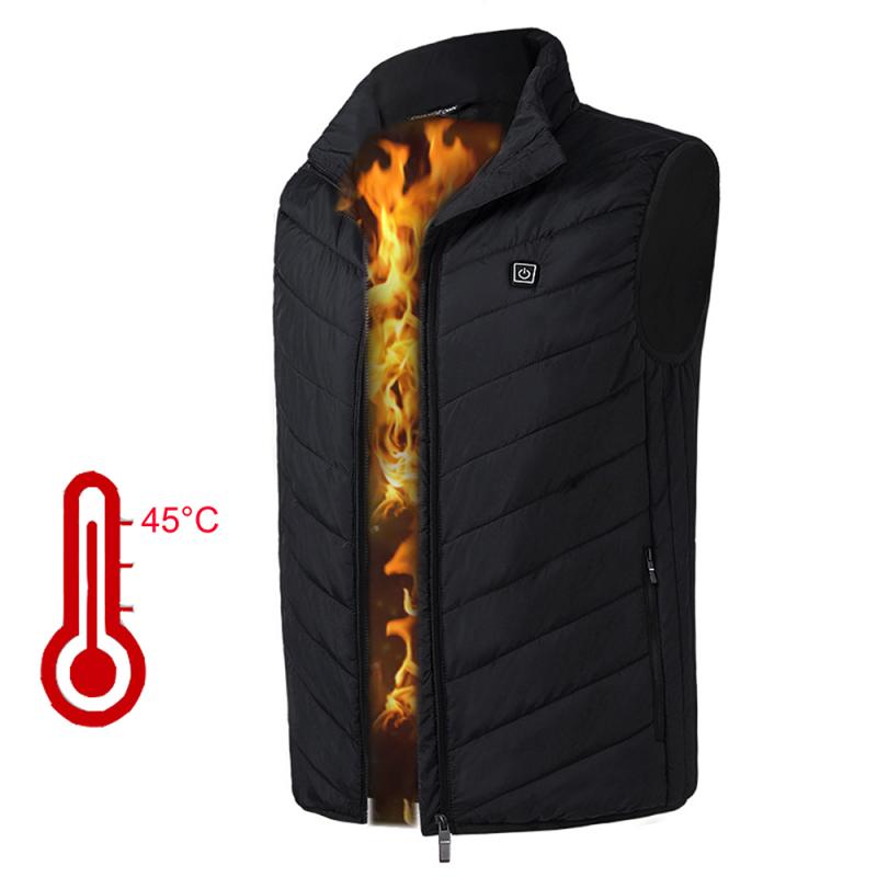 Casacos de aquecimento para homens mulheres inverno ao ar livre aquecido jaqueta usb casaco aquecido jaqueta térmica elétrica lavável roupas aquecidas 2020