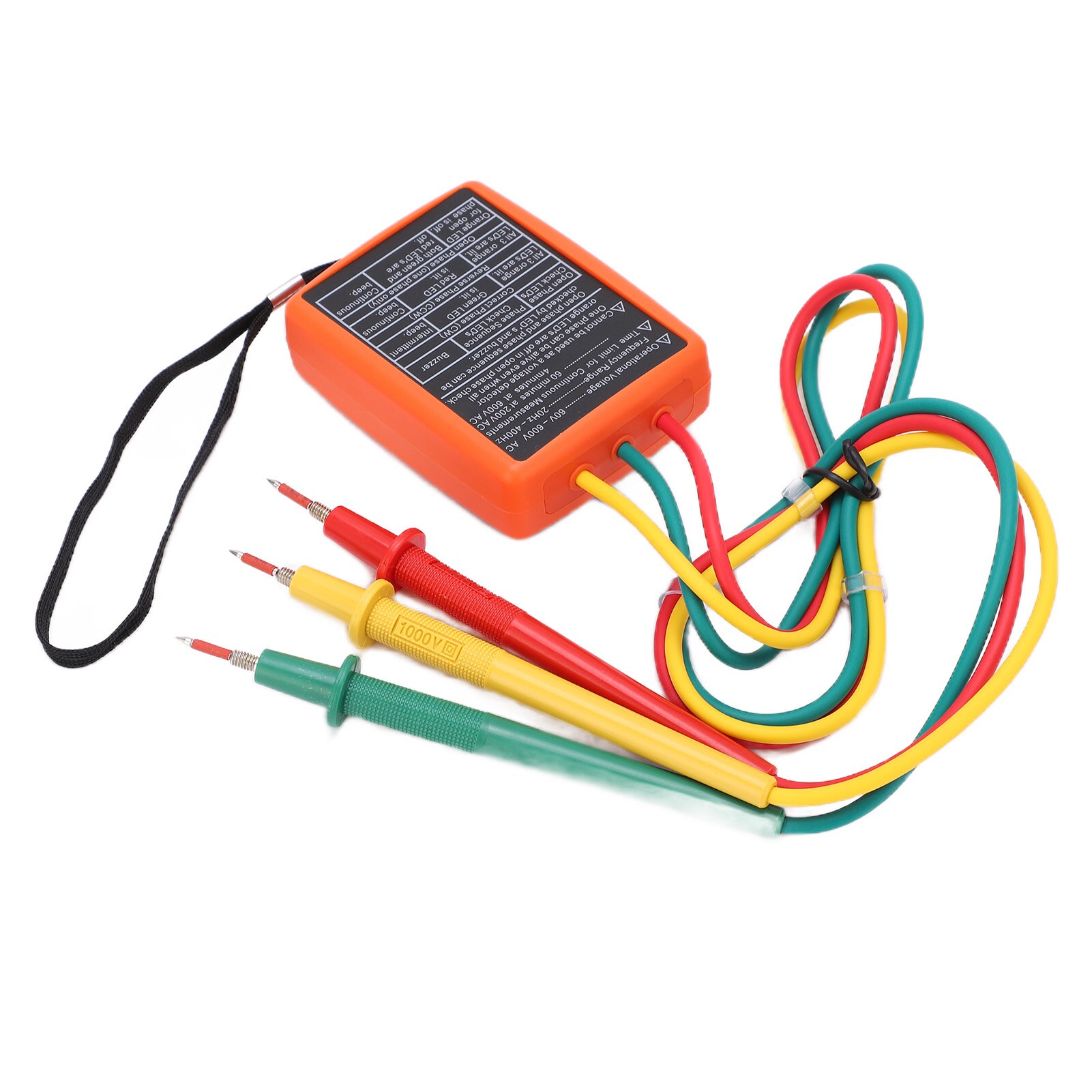 SP8030/SM852B 3 Phase Sequence Rotation Meter Compact Handheld Battery Free Industrial Phase Rotation Tester