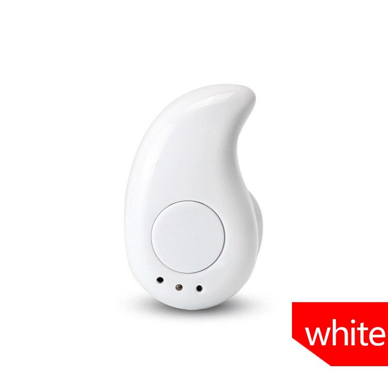 Mini Draadloze Bluetooth Oortelefoon In Ear Sport Met Microfoon Handsfree Headset Oordopjes Voor Alle Telefoon Voor Samsung Huawei Xiaomi Android: White