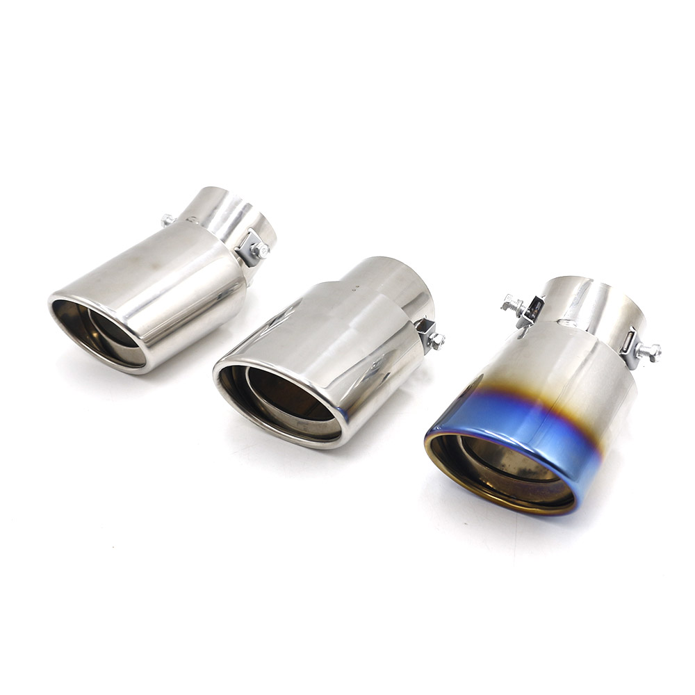 Silenciador de escape Universal para coche, punta recta/codo, tubo de aluminio modificado, sistema de escape TT101197