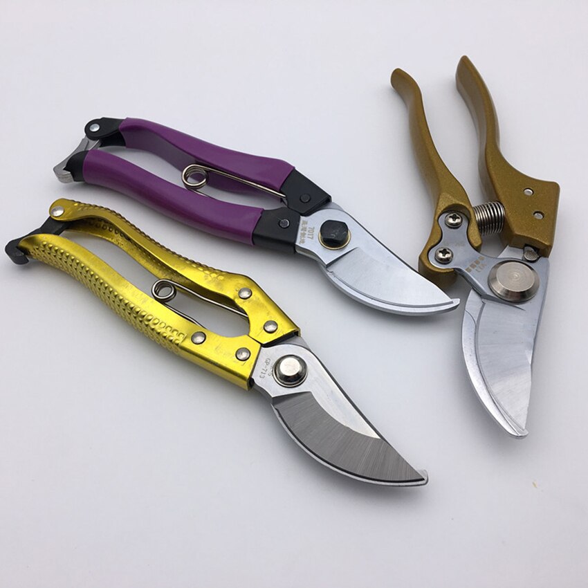 8 Inch Pruning Shears Manual Hand Pruner, SK5 Blade, Flower Shears Garden Fruit Tree Branches Shears Gardening Pruning Scissors