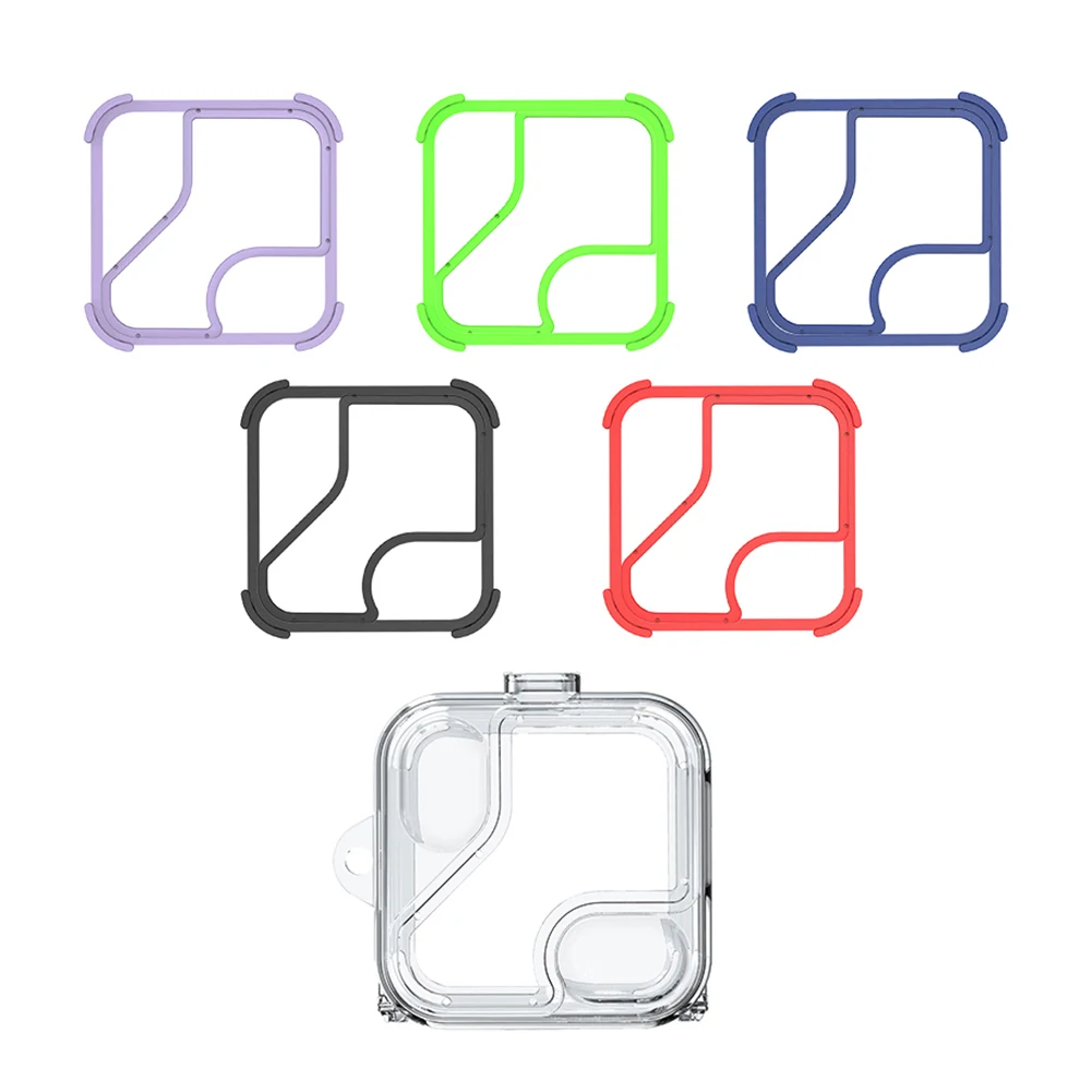 Draadloze Koptelefoon Hoes Pc Transparante Headset Hoes Met 5 Paar Siliconen Ring Lanyard En Metalen Haak Voor Niets Oor 2