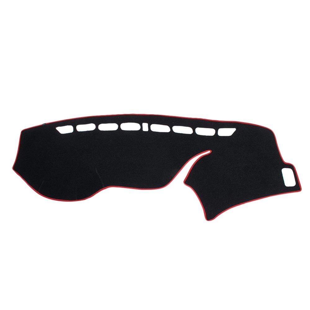 Car Inner Dashboard Cover Carpet Dash Mat Double Anti-Skid Carpet Dash Mat Protector Sunshield Cover for Most Cars: Accord 2014-2017